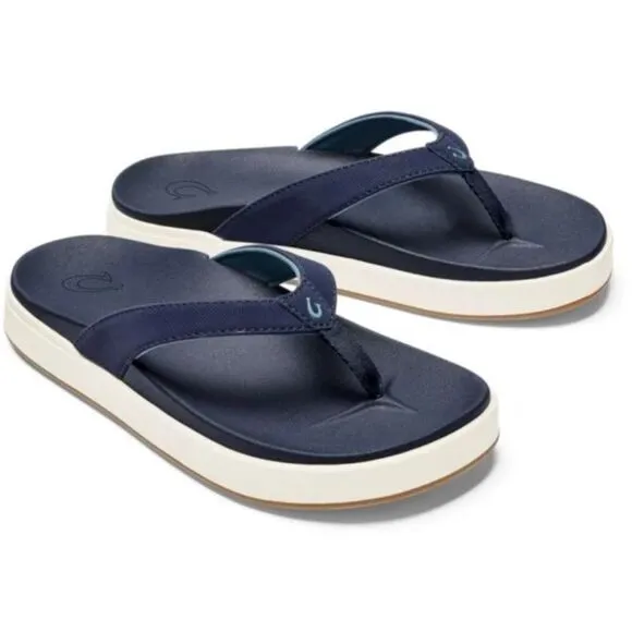 Olukai | Women's Nu'a Pi'o Trench Blue Sandals