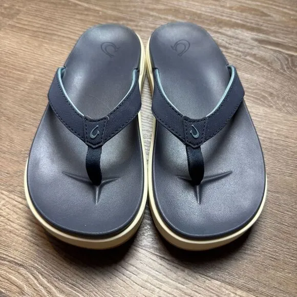 Olukai | Women's Nu'a Pi'o Trench Blue Sandals