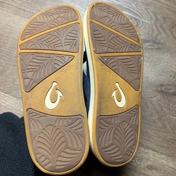 Olukai | Women's Nu'a Pi'o Trench Blue Sandals