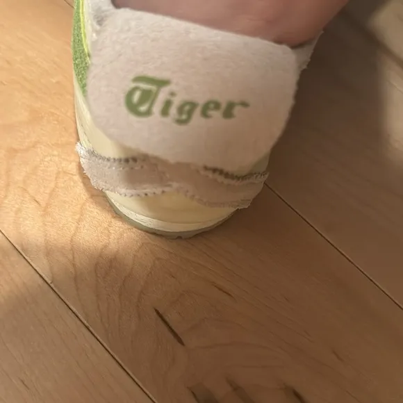 Onitsuka Tiger White and Green Sneakers