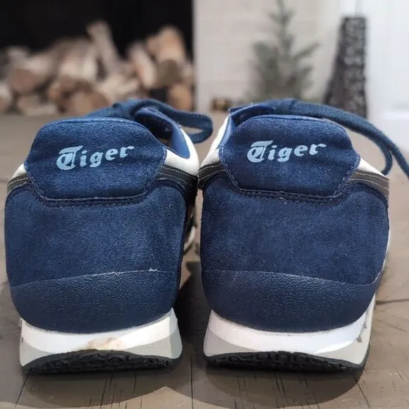 Onitsuka Tiger Ultimate 81 Blue Gray Retro Sneakers Sz 8