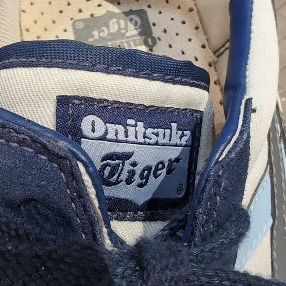 Onitsuka Tiger Ultimate 81 Blue Gray Retro Sneakers Sz 8