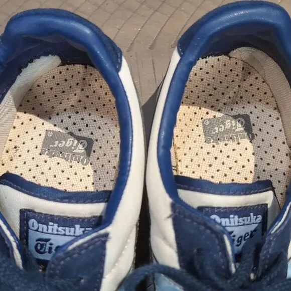 Onitsuka Tiger Ultimate 81 Blue Gray Retro Sneakers Sz 8