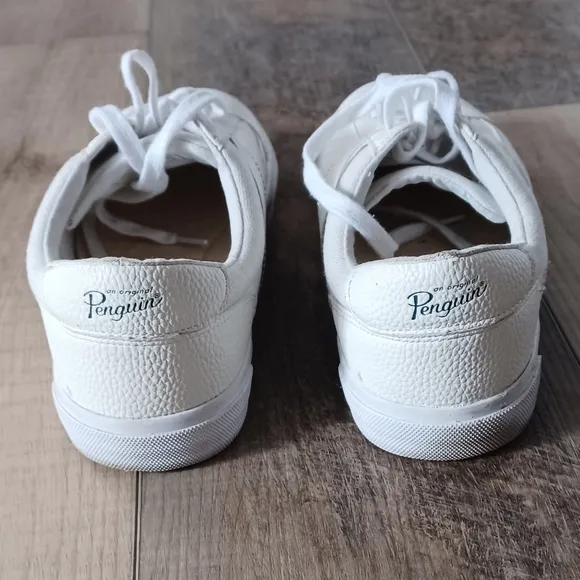 Original Penguin Men's Size 8.5 Casual Lace Up Sneakers White
