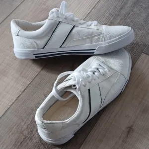 Original Penguin Men's Size 8.5 Casual Lace Up Sneakers White