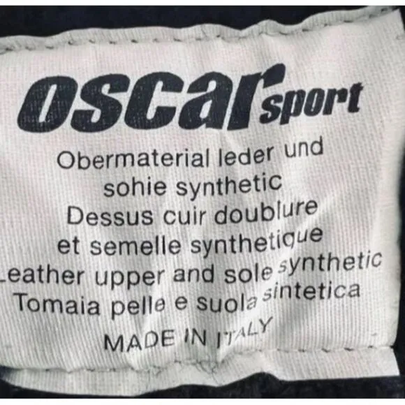 Oscar Sport Womens Boots Black 9.5 Combat Kira Shearling Lined Made in Italy New