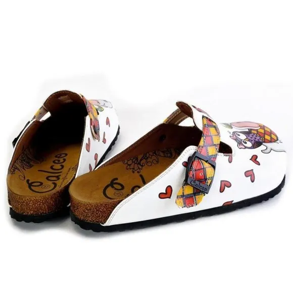 Owl and Elephant Patterned Clogs - Calceo Line of Goby Shoes