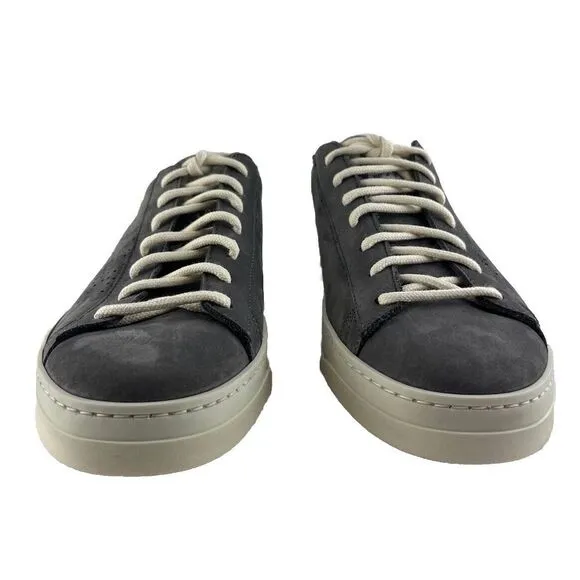 P448 Shoe Sneakers Mens Size‎ EU 43 US 9 Grey Low Top Suede  Casual