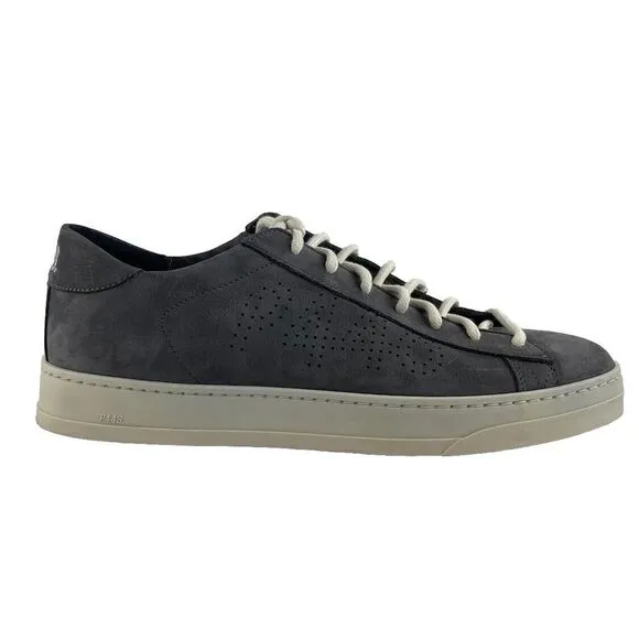 P448 Shoe Sneakers Mens Size‎ EU 43 US 9 Grey Low Top Suede  Casual