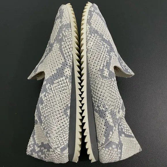 Pedro Garcia Cristiane Loafers Mules Flats Python Snake Perforated Designer