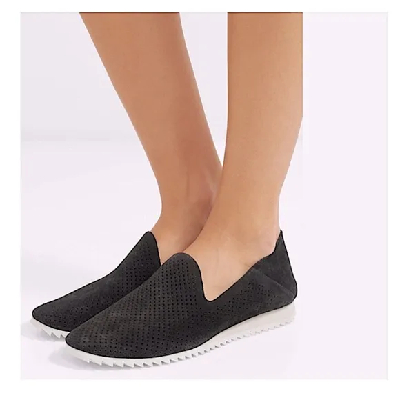 Pedro Garcia Cristiane Loafers Mules Flats Python Snake Perforated Designer