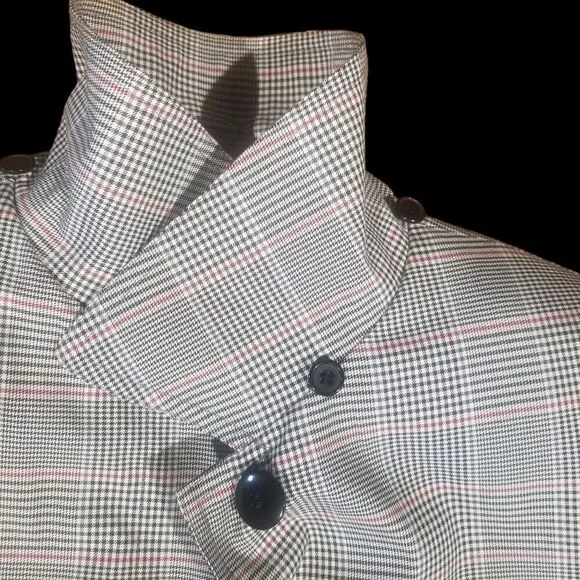 Pendleton Womans Glen Check Lightweight Trench Coat w/ Removable  Lining M