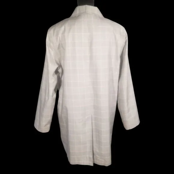 Pendleton Womans Glen Check Lightweight Trench Coat w/ Removable  Lining M