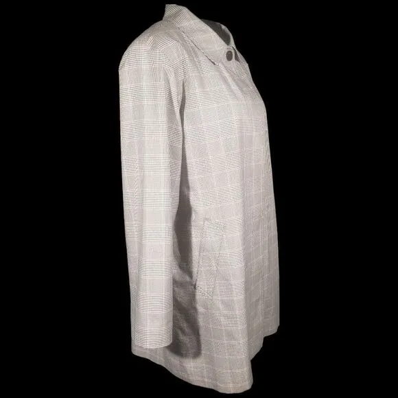 Pendleton Womans Glen Check Lightweight Trench Coat w/ Removable  Lining M