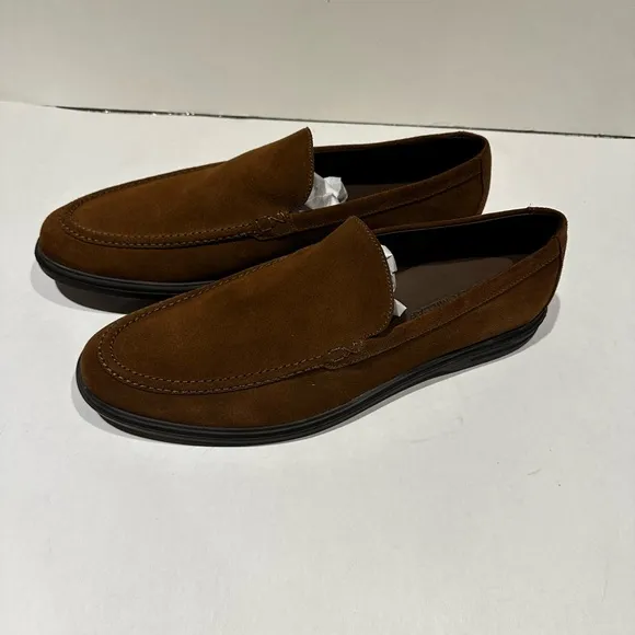 Peter Millar Men's Excursionist Venetian Loafer In Dark Amber