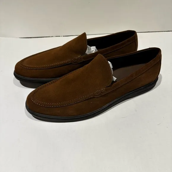 Peter Millar Men's Excursionist Venetian Loafer In Dark Amber