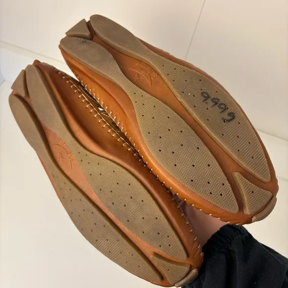 PIKOLINOS Jerez Brown Leather Moccasin Flats Slip On
