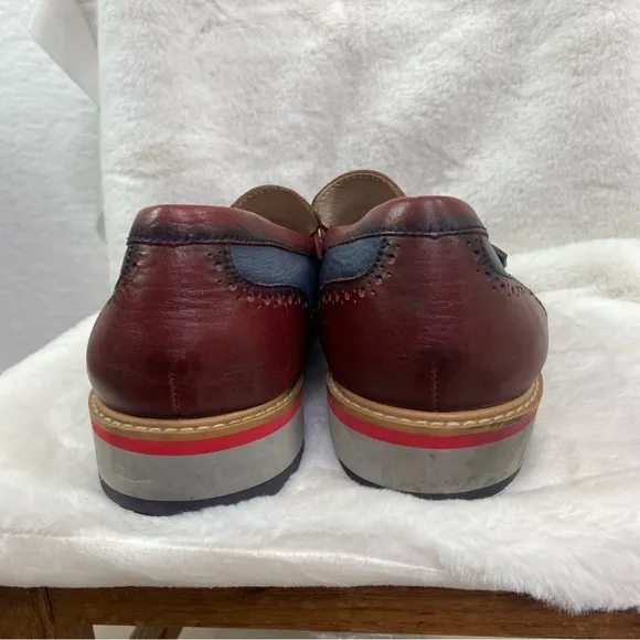 Pikolinos men’s penny loafers derby shoes multicolor. Size 43/9.5/10