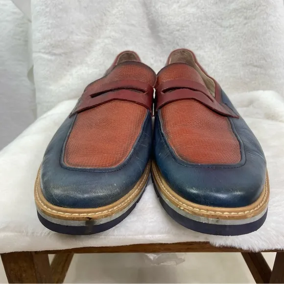Pikolinos men’s penny loafers derby shoes multicolor. Size 43/9.5/10