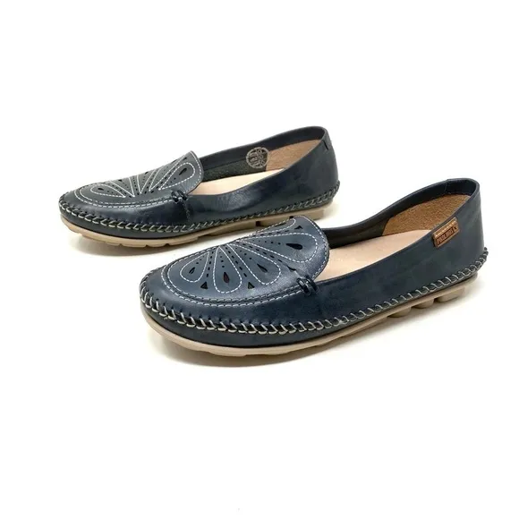 Pikolinos Riola W3Y lightweight leather loafers ocean