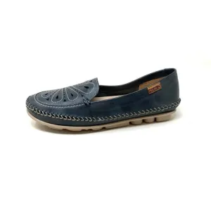 Pikolinos Riola W3Y lightweight leather loafers ocean
