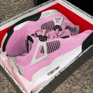Pink and Black Air Jordan Sneakers size 8.5