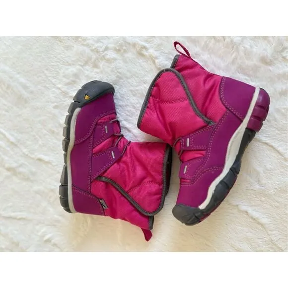 Pink Keen Snow Boots 10C
