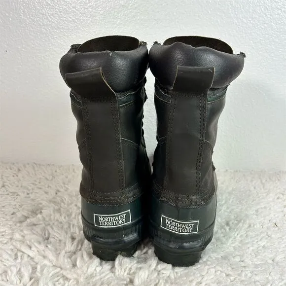 Polaris Men's Snow Boots Size 10 Brown Thinsulate Waterproof Winter boot