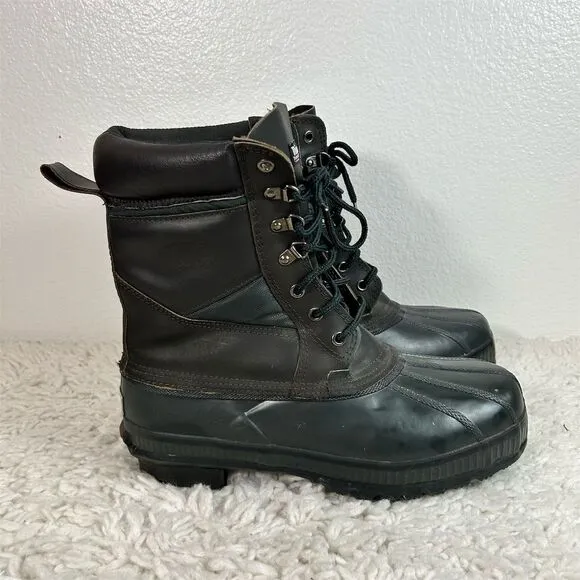 Polaris Men's Snow Boots Size 10 Brown Thinsulate Waterproof Winter boot