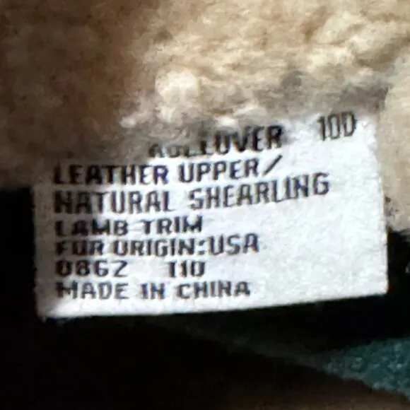 Polo by Ralph Lauren Tavin Rollover-Top Leather Shearling Boots-Gray (Size 10)