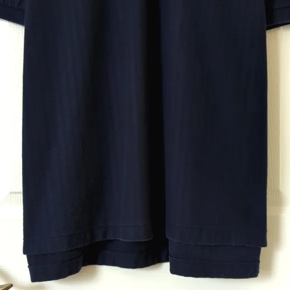 Polo Golf Ralph Lauren 90's Vintage Classic Short Sleeve Henley Shirt Navy XL