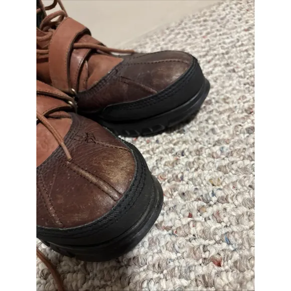 Polo Ralph Lauren Duck Ranger Snow Work Boots Tan Brown Men’s 11.5 D
