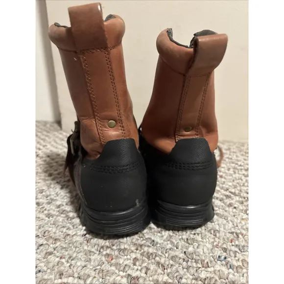 Polo Ralph Lauren Duck Ranger Snow Work Boots Tan Brown Men’s 11.5 D