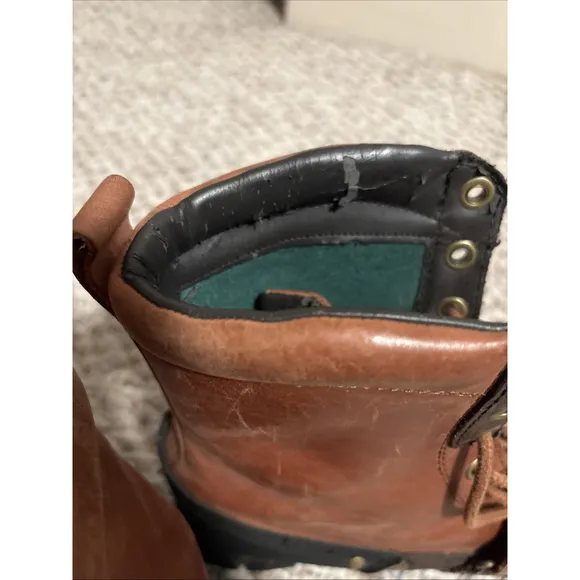 Polo Ralph Lauren Duck Ranger Snow Work Boots Tan Brown Men’s 11.5 D