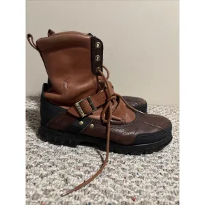 Polo Ralph Lauren Duck Ranger Snow Work Boots Tan Brown Men’s 11.5 D