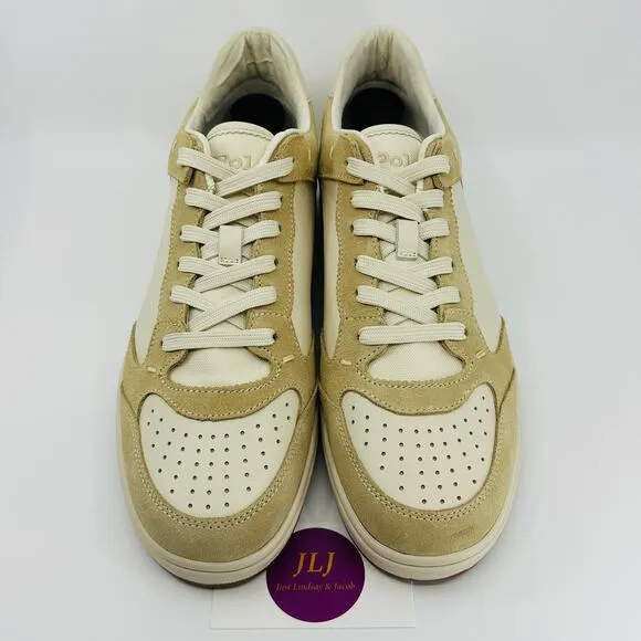 Polo Ralph Lauren Men's Court Lux Low Top Leather Casual Sneakers Size 10.5
