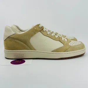 Polo Ralph Lauren Men's Court Lux Low Top Leather Casual Sneakers Size 10.5