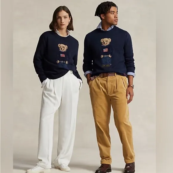 Polo Ralph Lauren - Polo Bear Flag Crewneck Sweater