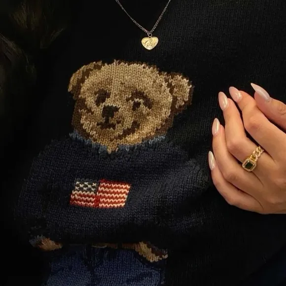Polo Ralph Lauren - Polo Bear Flag Crewneck Sweater
