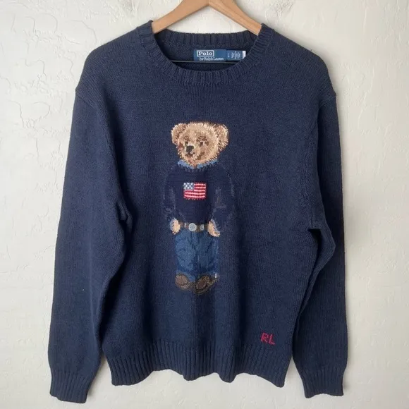 Polo Ralph Lauren - Polo Bear Flag Crewneck Sweater