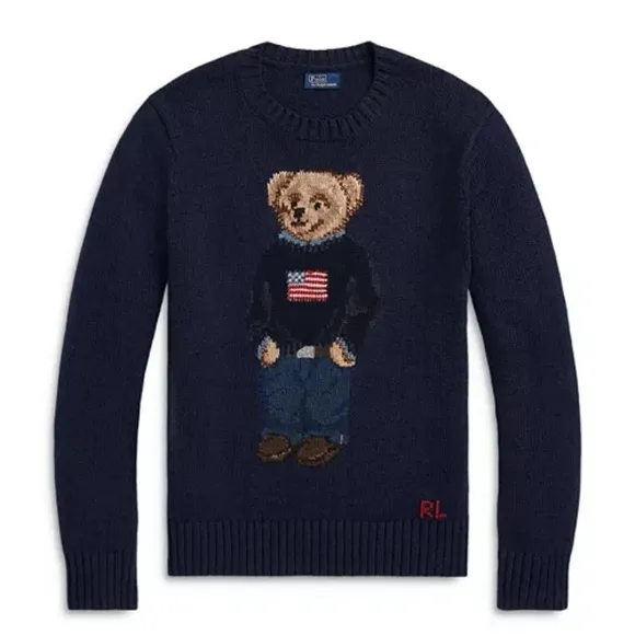 Polo Ralph Lauren - Polo Bear Flag Crewneck Sweater