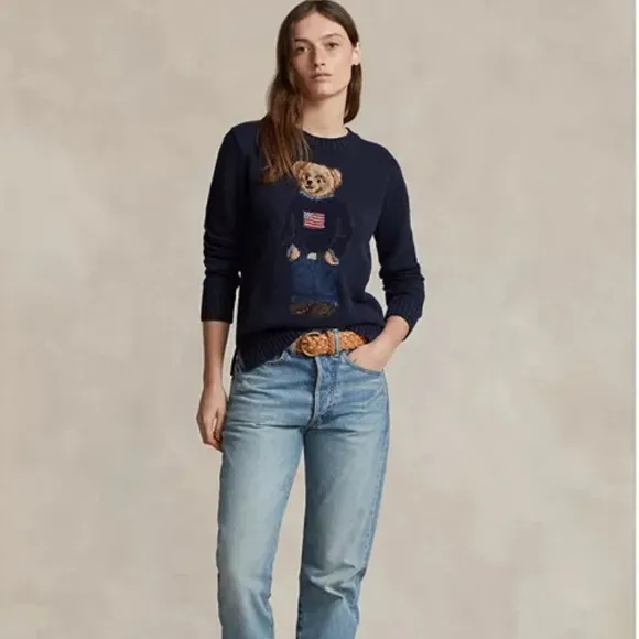 Polo Ralph Lauren - Polo Bear Flag Crewneck Sweater