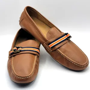 Polo Ralph Lauren Willems Leather Loafers w/ Striped Accent SIZE 14. #1421