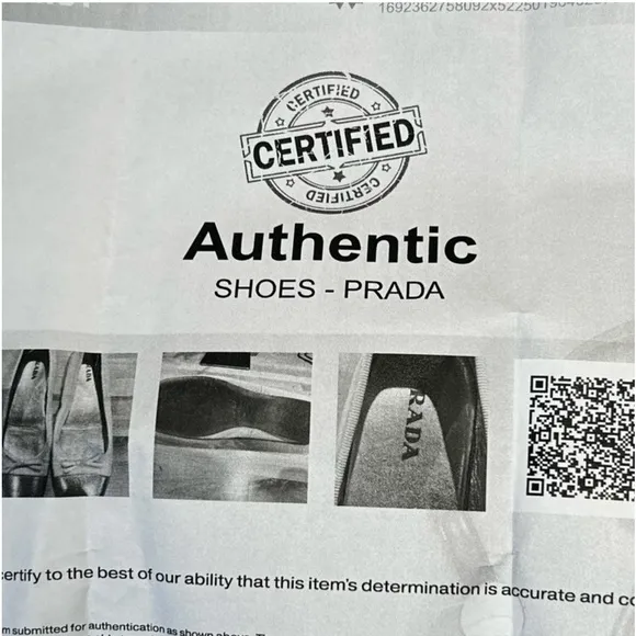 Prada White with Gold Toe Ballet Flats