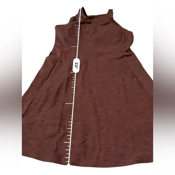 Prana Kimble Sleeveless Strappy Back‎ Athletic Dress in Flannel Heather Sz M NEW