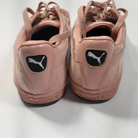 Puma Classic x MAC One Casual Suede Sneakers Women's Size 8 Pink/Creme d'Nude