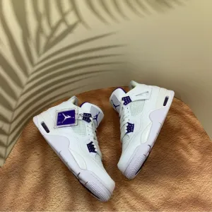 Purple Metallic Jordan Air Jordan 4-man’s Sneakers Size 12