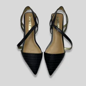RACHEL ZOE Black Pointed Toe Flats Size 7.5