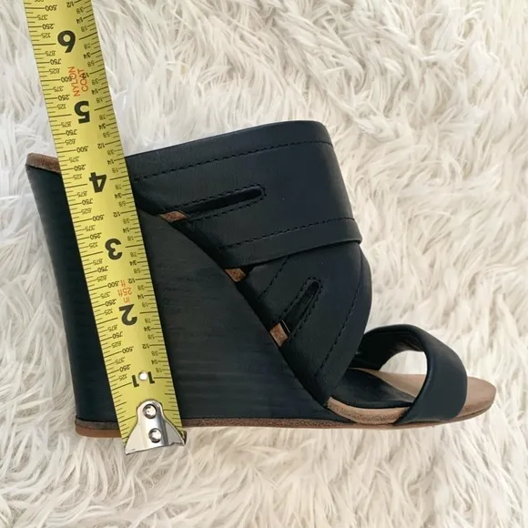 Rag &amp; Bone Shaw Mule Wedge cut out open-toes  Made in Italy size 40, US 8.5-9