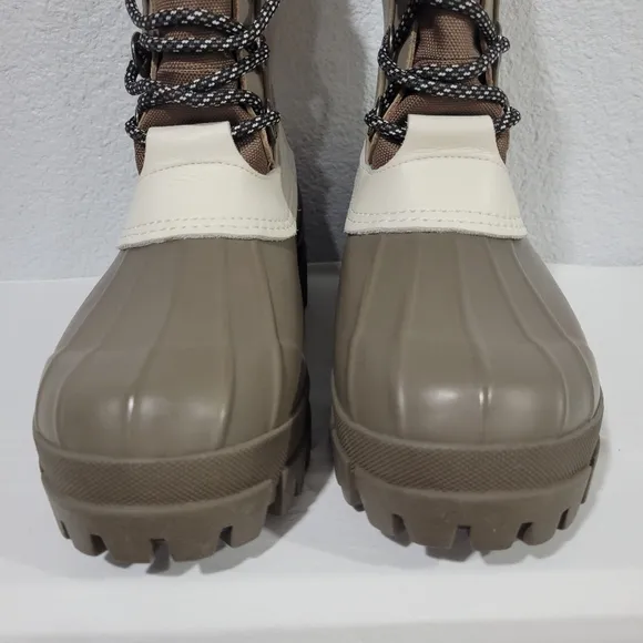 rag &amp; bone Suede Rubber-Foot Shearling-Lined Winter Boots | New | $495 | Sz EU39